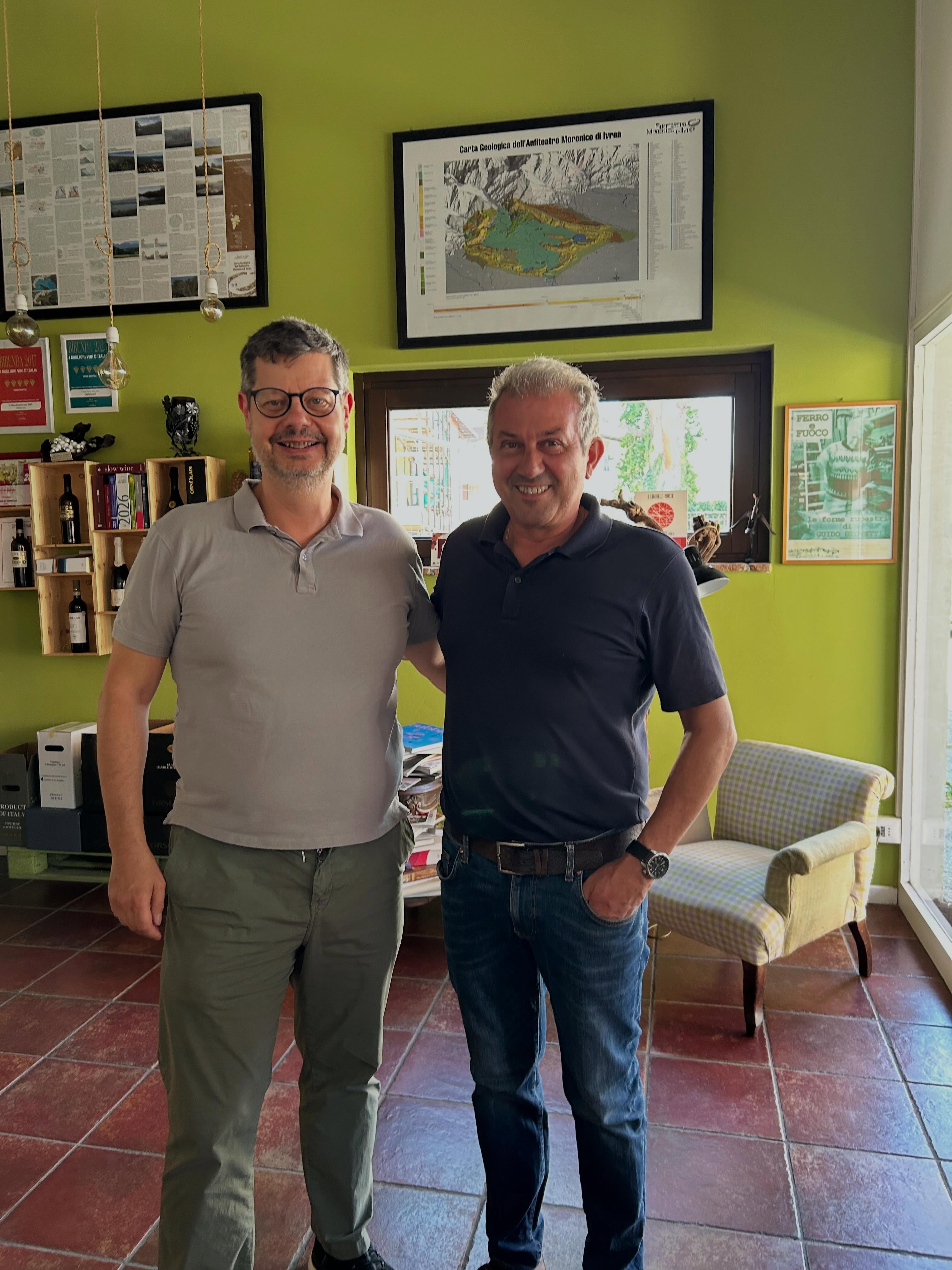 Con molto piacere condivido alcune foto della mia recente visita alla cantina Orsolani nel cuore…